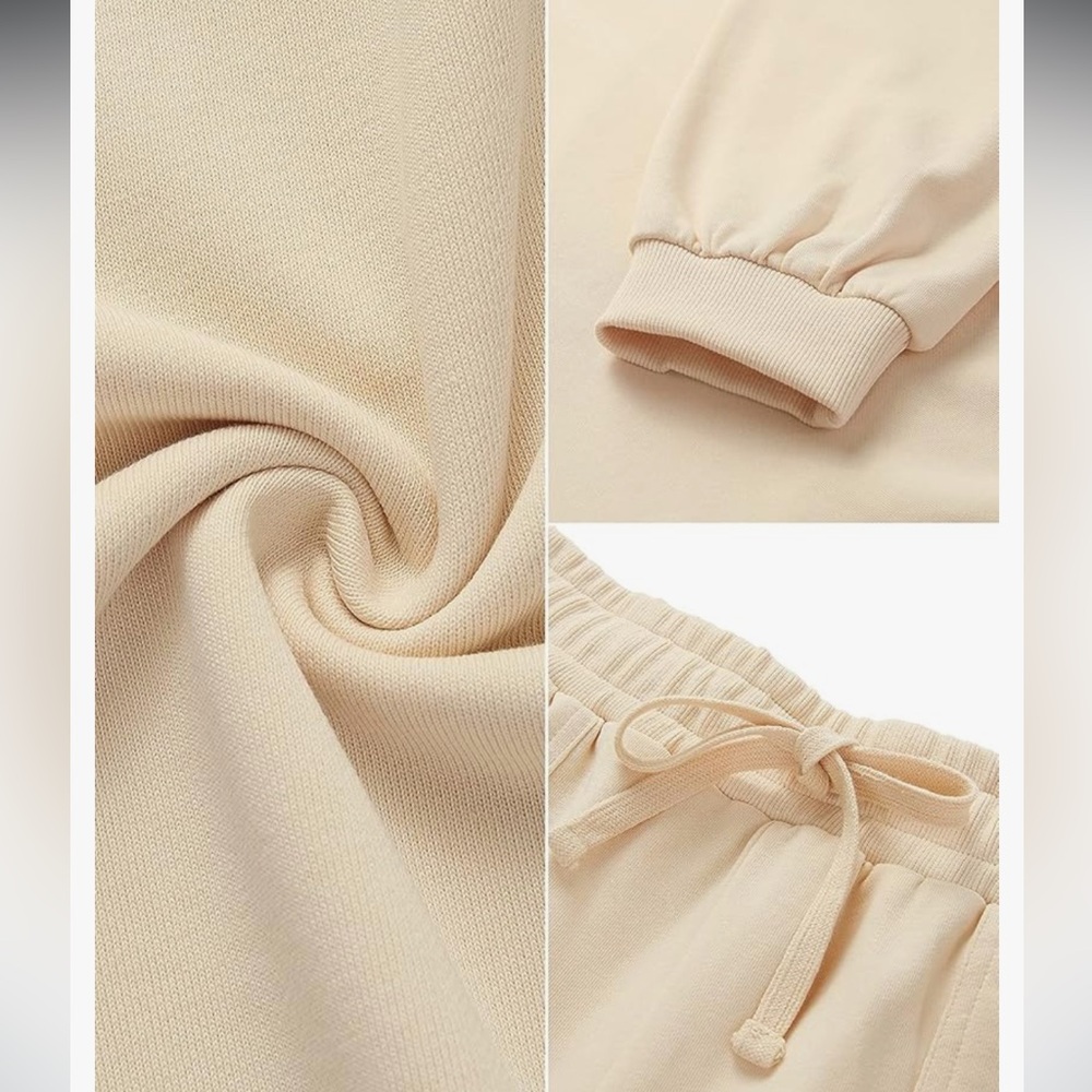 MEROKEETY Women's 2025 Oversized Batwing Sleeve Lounge Set - Picture 3 of 9